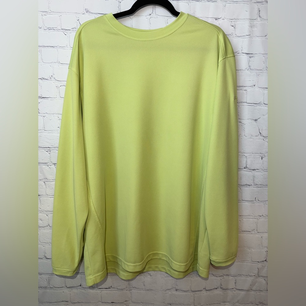 Bimini Bay size XL lime green long sleeve pullover